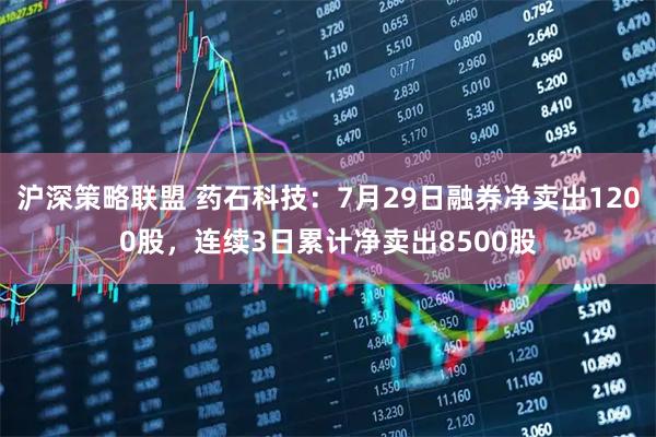 沪深策略联盟 药石科技：7月29日融券净卖出1200股，连续3日累计净卖出8500股