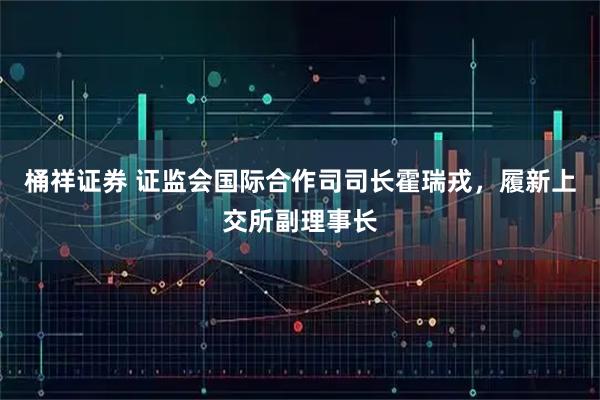 桶祥证券 证监会国际合作司司长霍瑞戎，履新上交所副理事长